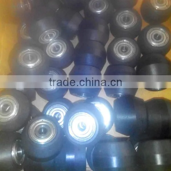 Black Polyurethane Coated Dual V-groove Bearing 623zz Customize Wheel Ball Bearing 623 photo-5