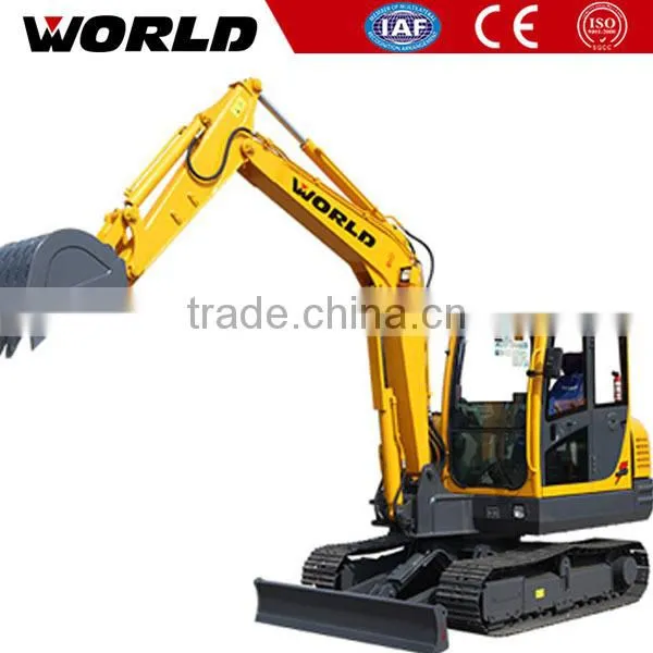 With Auger 6 Ton Hydraulic Chain Drive Excavator Machine for Sale photo-6