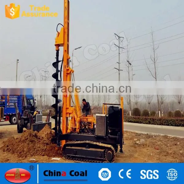Solar Power Screw Ground Pile Hammer With Crawler photo-4