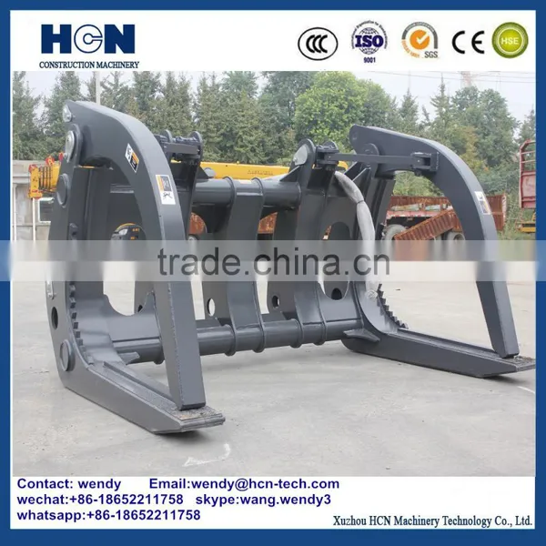 HCN BM06 Mini Wheel Loader Wood Grapple photo-2
