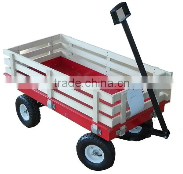 Hot Sale Wooden Kids Beach Trolley Pulling Cart photo-2