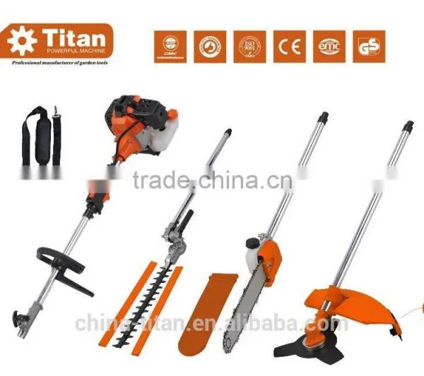 52cc Multi Function Garden Tool 5in1 Petrol Strimmer, Brush Cutter, Chainsaw Etc