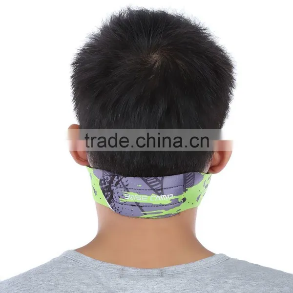 BaseCamp Unisex Anti-dust Anti-pollution Air Filter Breathable Face Mask for Cycling Riding Hiking Travel Kit photo-3