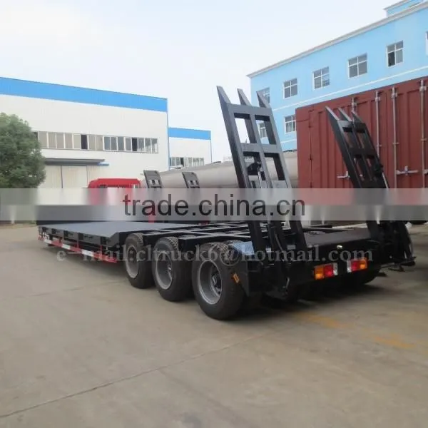 CLW 3 Line Six-axis 100ton Low Bed Semi Trailer for Sale photo-2