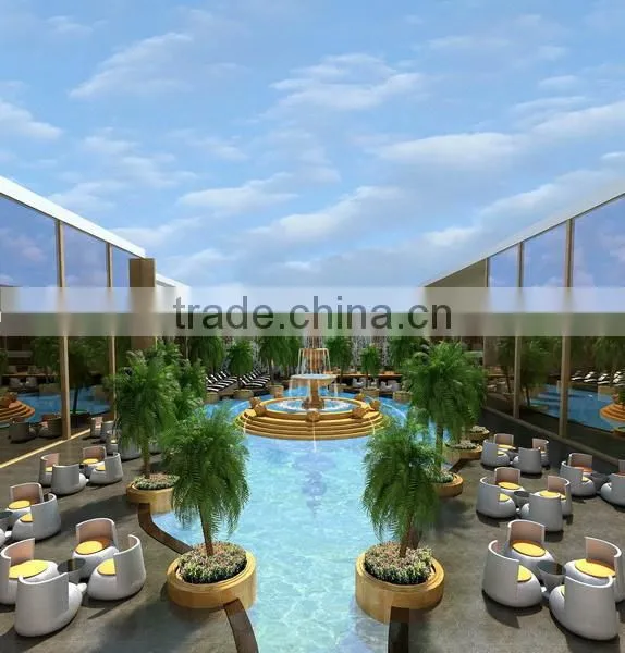 Luxurious 3D Rendering Villa Living Room Design photo-6