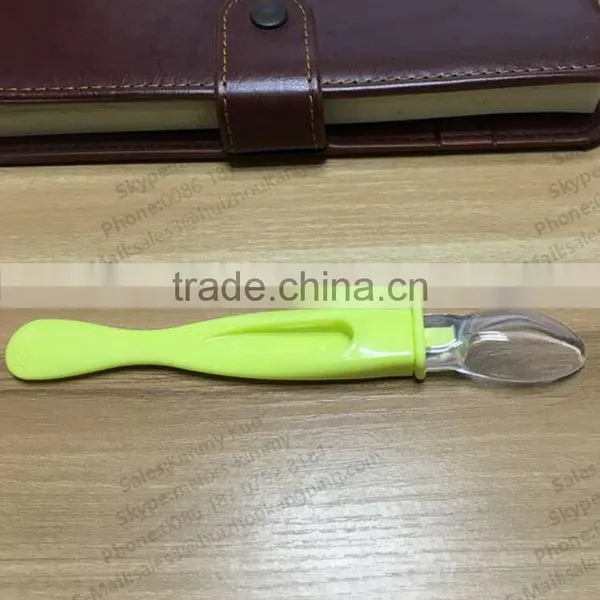China Wholesale Babies Feeder FDA Plastic Baby Spoon Eco-friendly Spoon photo-4