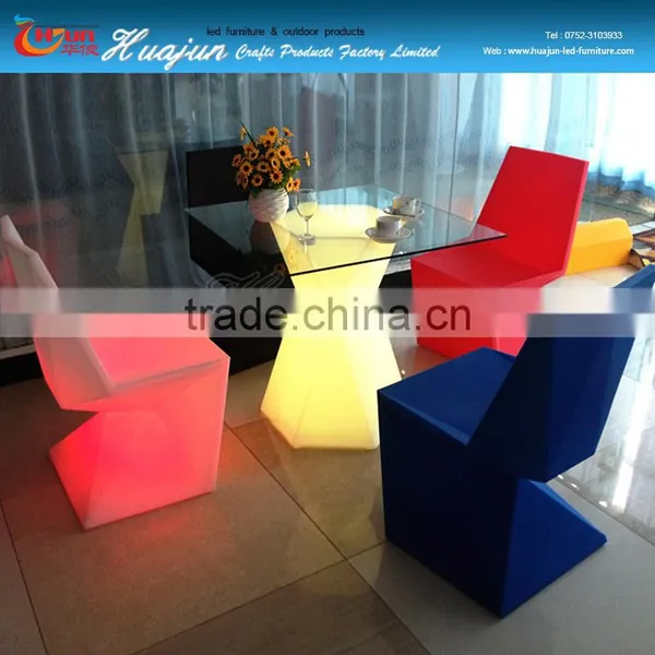 2015 HUAJU LED Modern Furniture,LED Table,LED Chair photo-2