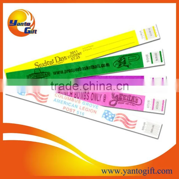 Cheap Branded Tyvek Wristband