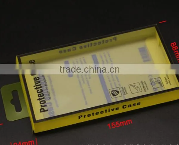New Arrival Yellow PVC Packaging Box for Iphone for Samsung, PVC Phone Case Packaging Box, Custom Packaging Box photo-2