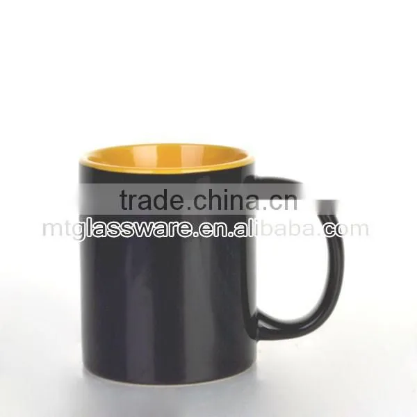 Porcelain Ceramic Heat Press Mugs,stoneware Coffe Mug, Customized Smiling Face Cup photo-2