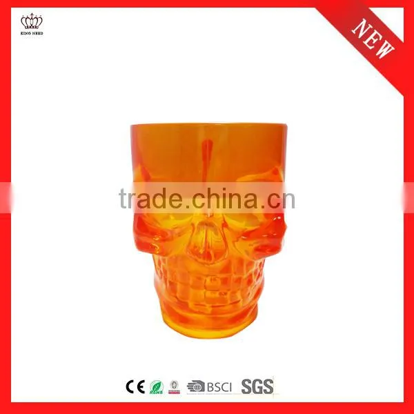Halloween Party Decoration 600ml Plastic Led Light Skull Cup Mug photo-3