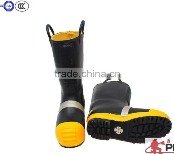 High Temperature Resistance Polythene Rubber Boots for Fireman photo-2