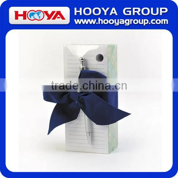 Customized Design 500 Sheets Jumbo Notepad With Pen Gift Set Memo Pad With Pen Set photo-3