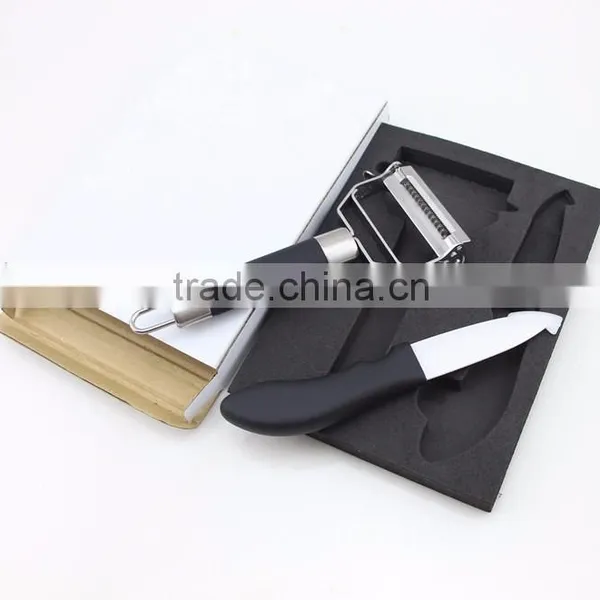 Stainless Steel Peeler Ceramic Knife Set Packed in EVA Tray photo-6