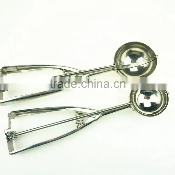 42151 Kitchen Utensil Heated Favor Stainless Steel Ice Cream Spoon photo-3