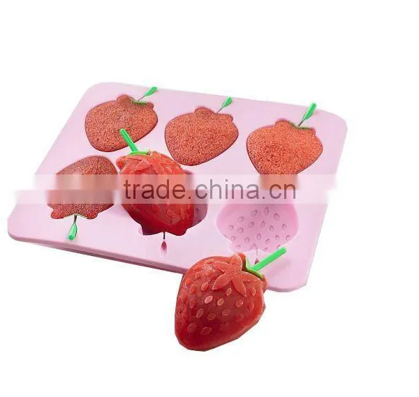 Strawberry Ice Cube Mold Tray