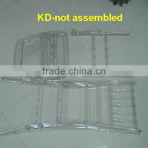 Wholesale Acrylic Chairs Clear Resin Chiavari Wedding Tiffany Plastic Chair photo-3