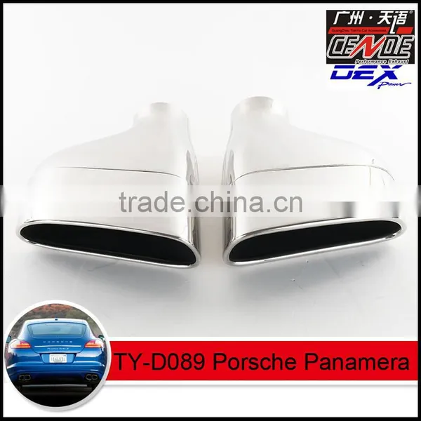 Auto Tuning Stainless Exhaust Tips in Exhaust System for Panamera photo-5