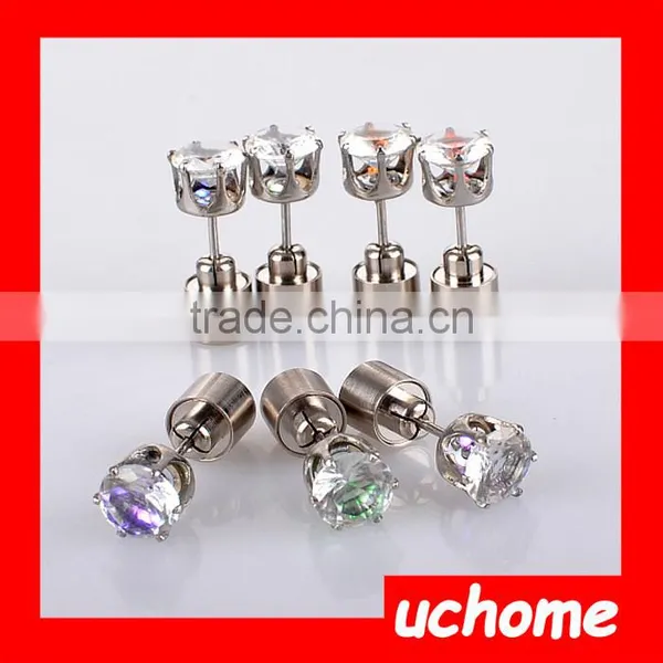 UCHOME Fashion Party Club Multi-Color Led Earrings,Wholesale Light Up Led Stud Earrings photo-2