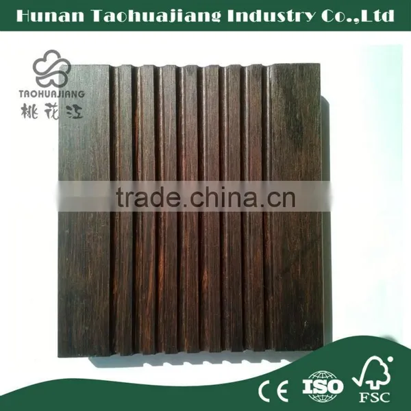 Charcoal Moisture Proof Outdoor Strand Woven Bamboo Decking Decking Boards photo-2
