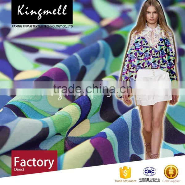Custom Design Digital Print 100% Cotton Fabric for Dress or Decoration photo-3