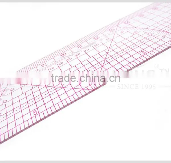 Factory Wholesale High Quality Sandwich Line Printing 1.2mm Thick 20cm&8" Clothes Making Garment Ruler #B-56 photo-4