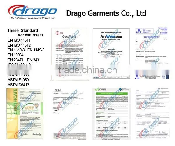 Cotton Nylon Anti-fire Fabric for Fire-fighting Suit photo-2