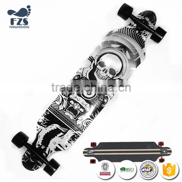 HSJ242 Original Maple Wood Skateboard Longboard Made in China photo-2