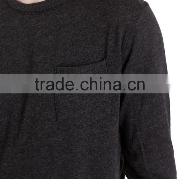 Simple Design Fashion Long Length Blank Plain Sweatshirts Wholesale Sweatshirt Fabric photo-3