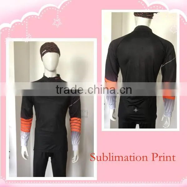 Men's Sublimation Print Ski Long Underwear