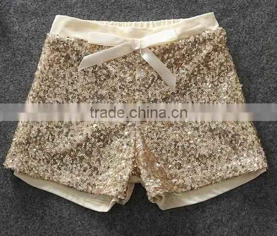 2017 New Style Baby Sequin Shorts Pink Sequin Baby Shorts Wholesale photo-4