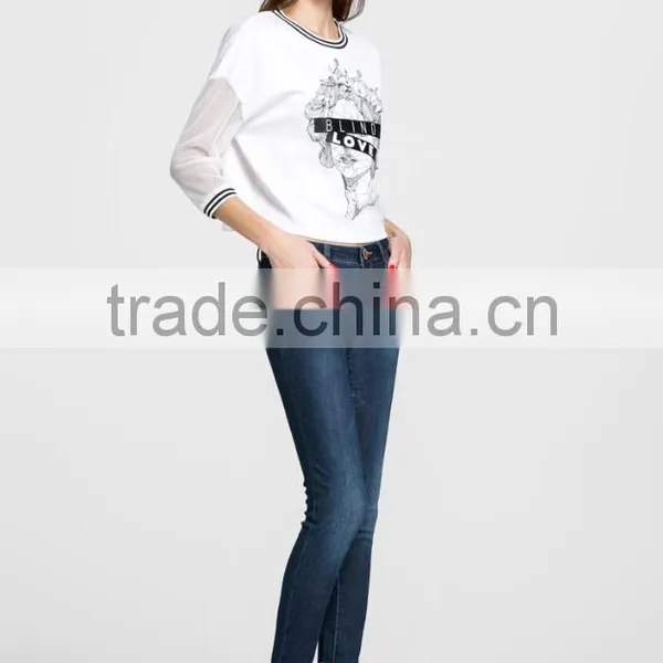 Hot Sell Brand Skinny Ladies Jeans Wholesale Price photo-2