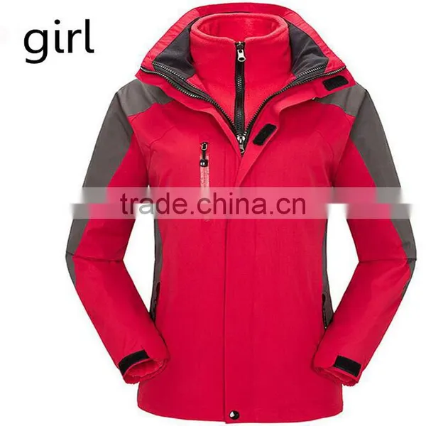 2017 Outdoor Jacket Long Sleeve Waterproof 3-in-1winter Jackets for Women photo-2
