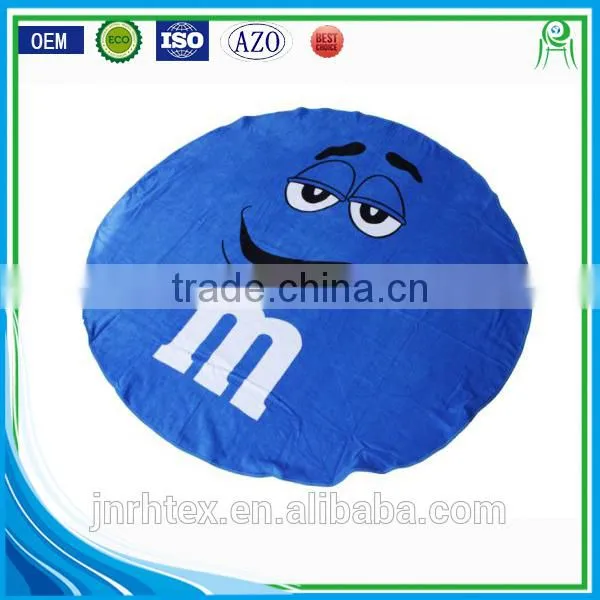 High Quality Printing 100% Cotton Towel Beach Round photo-5