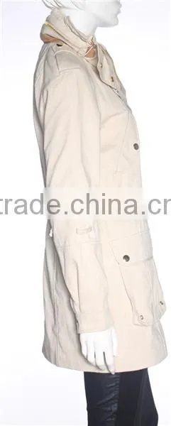 2014-2015 Long Winter White Coat Women's Winter Warm Long Coat Jacket photo-6