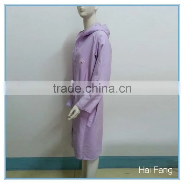 Wholesale Customized Color Bathrobe, Unisex Adult Personalized Super Soft Microfiber Bathrobe, Eco-freindly Hooded photo-3
