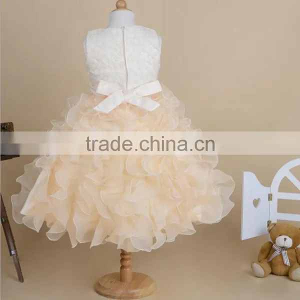 2016 Walson Girls Bridesmaid Dress Kids Princess Wedding Summer Party photo-3