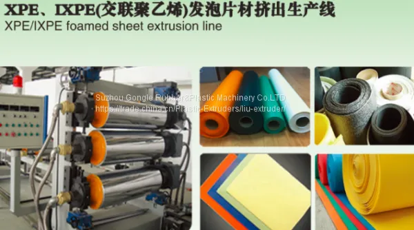 2021TPE/XPE/PVC/NBR/EVA Foam Yoga Mat Making Machine(extruder+3 Rollers Calender Machine) photo-3