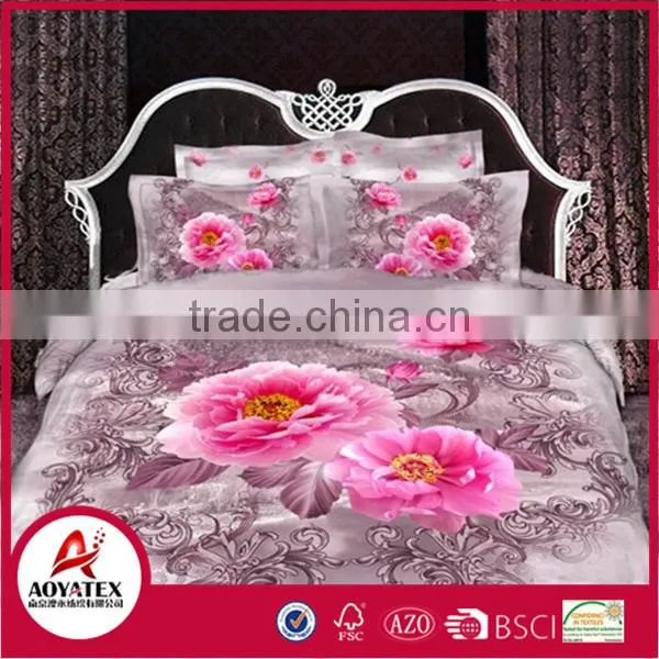 2016 New Style 13372 60*40s Reactive Printed 3D Animal Bedding Sets photo-5