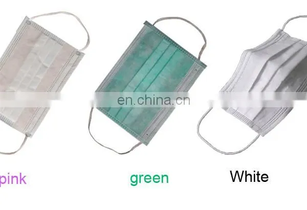Free Sample Surgical Face Mask Disposable Nonwoven Face Mask Earloop photo-2