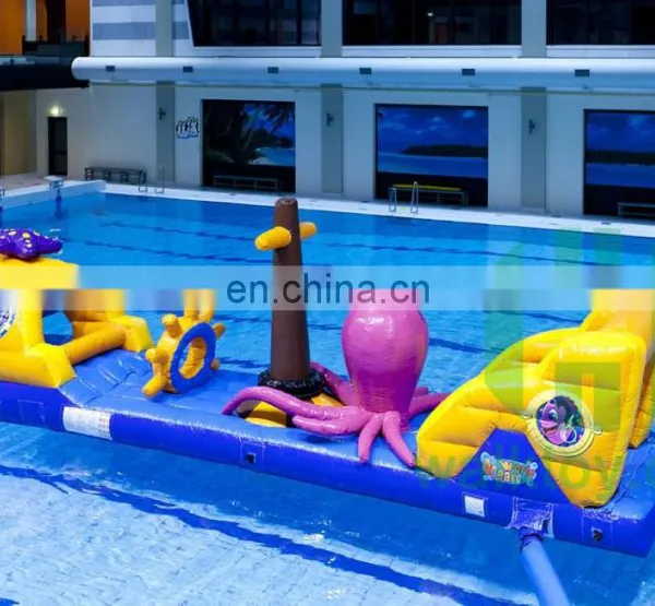 HI Pool Seabed Animals Inflatable Water Obstacle Course for Sale photo-4