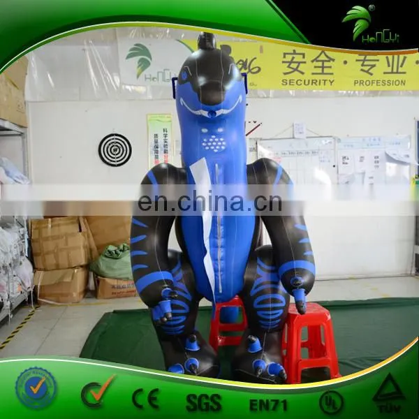 Unique Design Inflatable Costumes Lyjenny, Inflatable PVC Blue Dragon Suit With SPH
