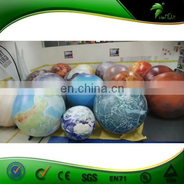 A Set Of Solar System Nine Planets Inflatable LED Planets Light Helium Balloon photo-5