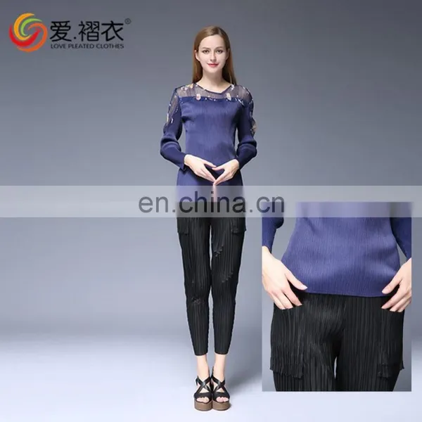 Unique Style Anti - Static Women Fashion High Waist Pants for Autumn photo-6