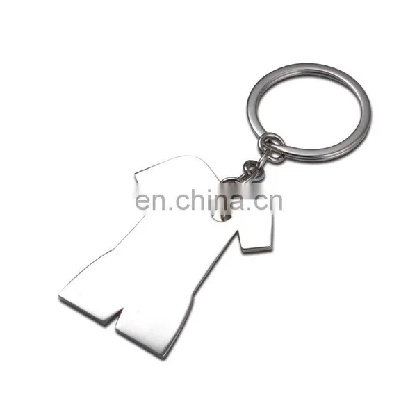 Promotion Custom Sportwear Shaped Football Tshirt Metal Epoxy Printing Keychain photo-3
