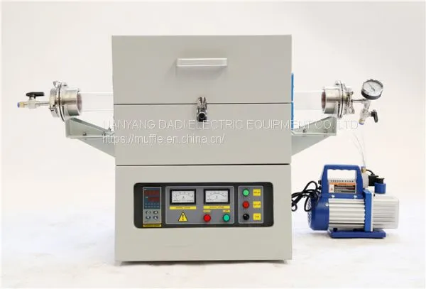1200.C High Temperature Electric Vacuum Sintering Tube Furnace For Minerals Chemicals Powders Analysis photo-2