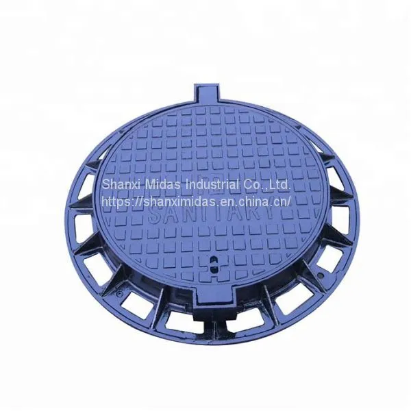 EN124 Cast Iron Rain Manhole Cover Weight, Communication Manhole Cover photo-5