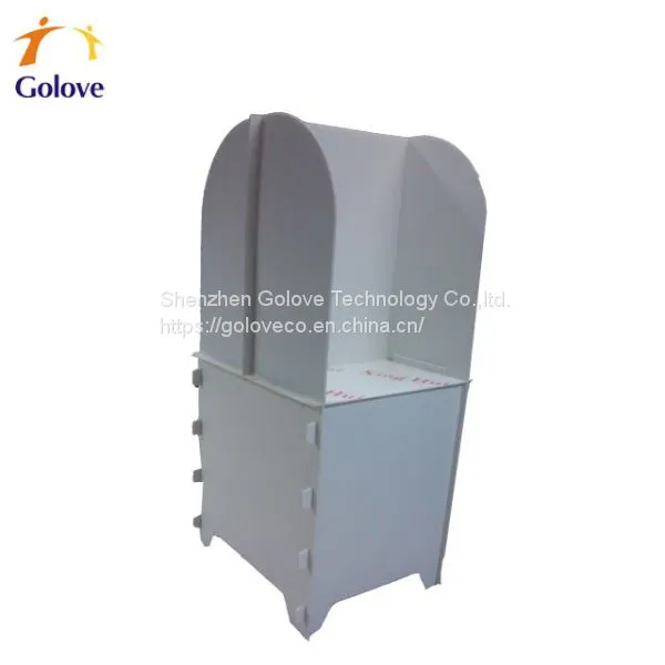 Corrugated Cardboard Polling Booth for 2019 Election photo-5