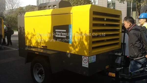 PACE and ECO Atlas Copco XAVS236 14-11bar 14.3-17.2m3/min Best Quality Air Compressor With Cummins Engine photo-2