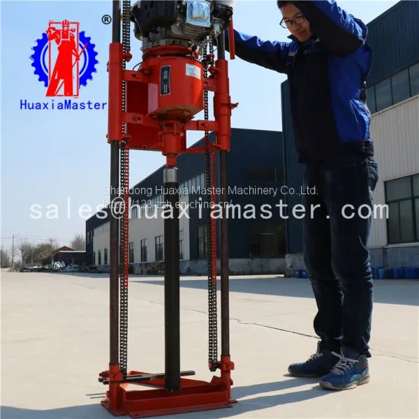Supply Hand Pull Rope Start Gasoline Engine Power Portable Exploration Drill With High Pressure Fresh Water Pump Small Core Rig photo-4